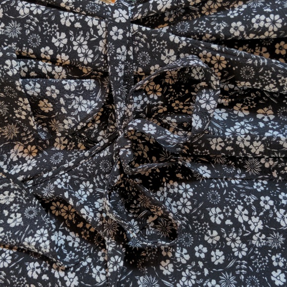 Max Studio London Ruffled High Low Dress Size L - Picture 6 of 7